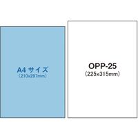 アイ・エス OPP袋 シールなし W225×H315mm A4サイズ 100枚入り OPP-25 1パック