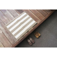 オカトー バスマット sofmore 45×60cm ブラウン 373240 1個