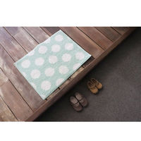 オカトー バスマット sofmore 45×60cm ブルー 373241 1個（直送品）