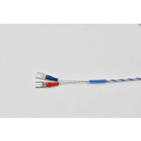 スリーハイ 温度センサー【熱電対K】デュープレックス(先端溶接)タイプ(クラス2 ガラス被覆) TH-8294-10 1本（直送品）