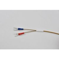 スリーハイ 温度センサー【熱電対K】デュープレックス(先端溶接)タイプ(クラス1 シリカガラス被覆) TH-8396-3 1本（直送品）