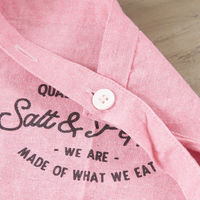 お手伝いエプロン Salt&Pepper ピンク 71955 1箱（6枚入） 不二貿易（直送品）