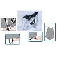 川住製作所 KWー449AS/BK サイクルカバー 雨ニモ負ケズ風ニモ負ケズ 1個（直送品）