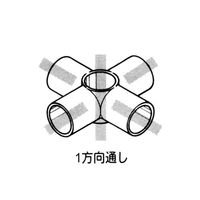 矢崎化工 イレクタージョイント J-121B S BL 1セット(5個)（直送品）