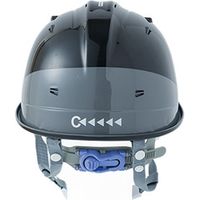 中国産業 0380C's CLUBリフレクションスケルトンバイザーヘルメットC1型チャコールグレーF 0380-34-F 1個（直送品）
