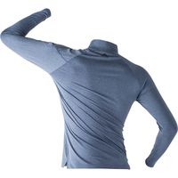 中国産業 1660C's CLUBハーフジップ長袖杢ポロシャツ杢コンM 1660-120-M 1枚（直送品）