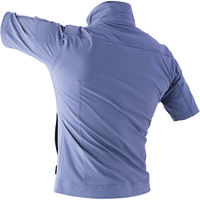 中国産業 8307DOGMAN URコーデュラ2WAYストレッチ半袖ブルゾンL・グレーM 8307-809-M 1枚（直送品）