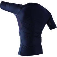 中国産業 8691DOGMAN UR半袖コンプレッション（パッド付き）N・ブラック3L 8691-814-3L 1枚（直送品）