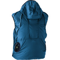 中国産業 9862HOP-SCOTWZ グラフェンフードベストメタリックブルーM 9862-52-M 1枚（直送品）