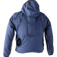 中国産業 9869HOP-SCOTWZ グラフェンフードジャケットチャコールグレーL 9869-34-L 1枚（直送品）