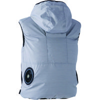 中国産業 9872HOP-SCOTWZ ドビーコーティングフードベストシルバーM 9872-26-M 1枚（直送品）