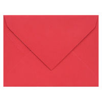 ポレン　封筒　75×100ｍｍ　120g/平方m　レッド QJCF5580 1セット(20枚入×10パック) クレールフォンテーヌ（直送品）