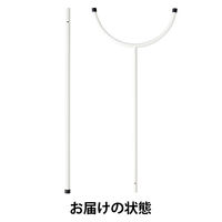 日東「現場のチカラ」さすまた 白 ASM-WH 1本  オリジナル