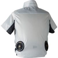 中国産業 9107HOP-SCOTWZ ミニリップ・半袖ジャケットシルバーF 9107-26-F 1枚（直送品）