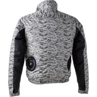 中国産業 9169HOP-SCOTWZ アルミコーティング・迷彩ジャケットタイガー迷彩グレーF 9169-131-F 1枚（直送品）