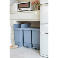 平和工業 バタフライペール ペダル式 幅228×奥行480×高さ485mm 32L ライトグレー 1個（直送品）