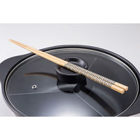 ベストコ IH 三食鍋 ガラス蓋付 26cm ダイヤモンドコート ND-8400 ビストロ・トレシェルタ 4975970256688 1個（直送品）