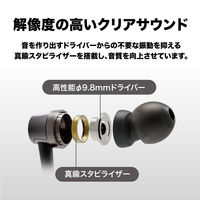 マイク付イヤホン USB Type-C用イヤホン ATH-CKD3C BK オーディオテクニカ