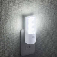 オーム電機 LEDナイトライト ALA6JCLーWN 06-0135 1個