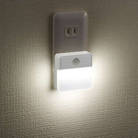 オーム電機 LEDナイトライト ALA6MSQーWN 06-0147 1個（直送品）