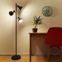 オーム電機 フロアスタンド3灯 YN30BWーK 06-1497 1個