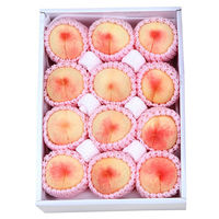 【お中元ギフト・のし付き】岡山の桃［12～13玉］　OKM100L　1個（直送品）