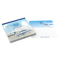 池田工業社 ブルーインパルス スクエアメモパッド T-4機体 3580050 1セット(5個)（直送品）