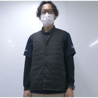 ドウシシャ ウェアラブルヒーターベスト BK WHW-V03 1着（直送品）