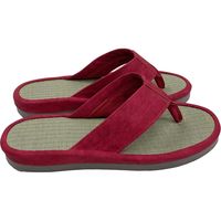 センコー S.D.S アミカル 立体鼻緒 スリッパ L 約26cm レッド SDS150399 1足（直送品）