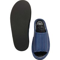 センコー FeelFoot ネブラ ツボ押し 健康 スリッパ M 約24cm ブルー FF140399 1足（直送品）