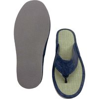 センコー S.D.S アミカル 立体鼻緒 スリッパ L 約26cm ネイビーブルー SDS150399 1足（直送品）