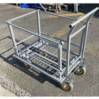 エスコ 600x850mm 一斗缶用運搬車(フレーム付) EA520DB-41 1台（直送品）
