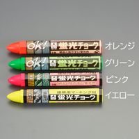 エスコ 蛍光チョーク(油性/ピンク) EA581F-12 1セット(30個:1個×30本)（直送品）