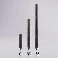 エスコ φ100x 500mm 擬木杭(穴あり) EA628ZV-51 1セット(3個:1個×3本)（直送品）