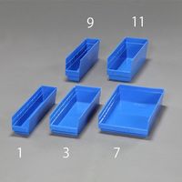 エスコ 168x454x102mm パーツトレー/ラック棚用(青/20個) EA661EC-4 1箱(20個)（直送品）