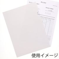 エスコ 230x310mm/A4 ペーパーホルダー(50枚) EA762CB-421 1セット(500枚:50枚×10袋)（直送品）