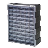 エスコ 381x159x476mm パーツキャビネット(6列10段) EA957FT-4 1個（直送品）