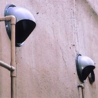 エスコ 197ー217mm 丸型ガラリ(防火ダンパー・フード付/SUS EA997MB-200A 1個（直送品）