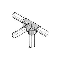 エスコ [パイプラック用] 4方向プラスチックジョイント(アイボリー) EA976BY-322 1セット(20個)（直送品）