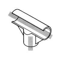 エスコ [パイプラック用] 3方向プラスチックジョイント(アイボリー) EA976BY-333 1セット(30個)（直送品）