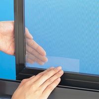 エスコ 200x 31mm 強力網戸補修シート(枠用) EA944MT-163 1セット(15枚:1枚×15パック)（直送品）