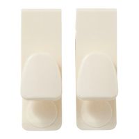 エスコ 26x 73x 35mm ポリ袋フック(2個) EA995A-321 1セット(15袋)（直送品）