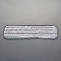 エスコ 510x130mm ダスターモップ(水拭き用/グレー) EA928AB-336 1セット(4枚)（直送品）