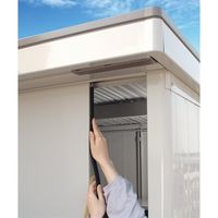 エスコ 7.0x12mm/2m すき間テープ(強力防水) EA944KD-298 1セット(10巻)（直送品）