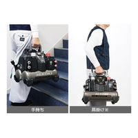 エスコ AC100V/1.45kW 高圧エアーコンプレッサー(タンク 8L) EA116HF-2C 1台（直送品）