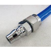 エスコ 6.5/10mmx 4.0m ウレタンホース(カプラー付) EA125CG-104 1セット(3個:1個×3本)（直送品）