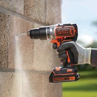 エスコ（esco） DC18V 振動ドライバードリル（充電式） 1台 EA813WB-21（直送品）