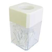 エスコ クリップボックス(白) EA762FA-203 1セット(20個)（直送品）