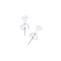 エスコ [透明]カラーピン(540本) EA762FC-62 1セット(1620本:540本×3箱)（直送品）