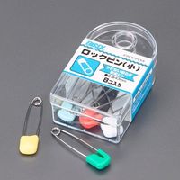 エスコ 43mm 安全ピン(8本) EA762FC-121 1セット(240本:8本×30箱)（直送品）